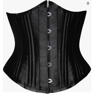 SHAPERX Waist Training Corset Underbust Heavy Duty 26 Steel Boned Hourglass sz S